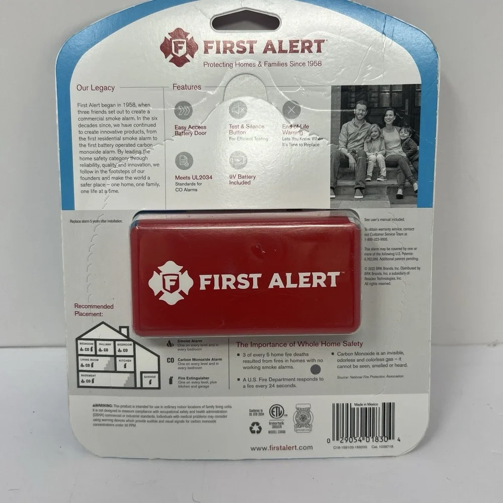 First Alert Carbon Monoxide Alarm